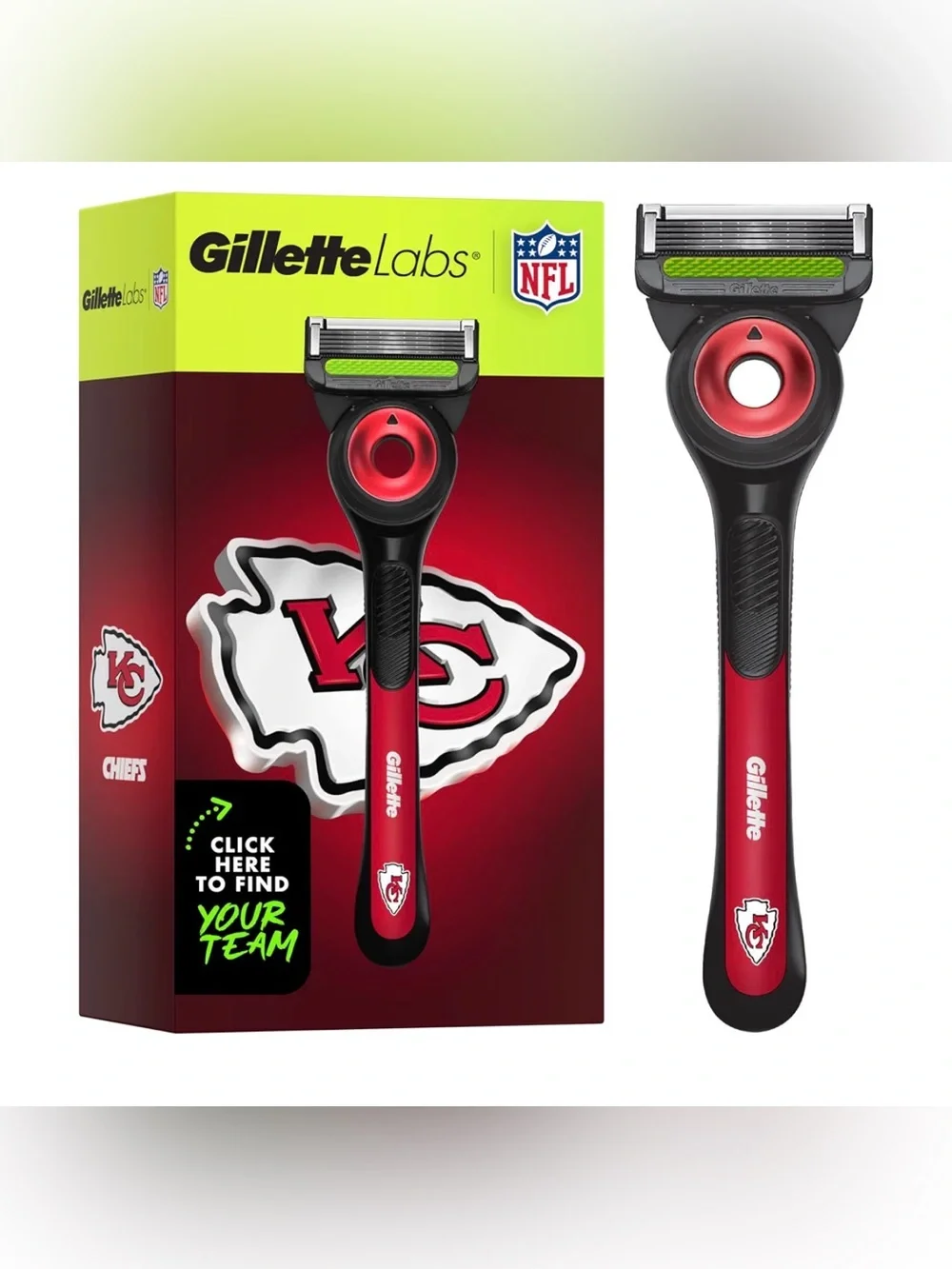 Gillette Men’s Razor - San Francisco 49ers Red & Black